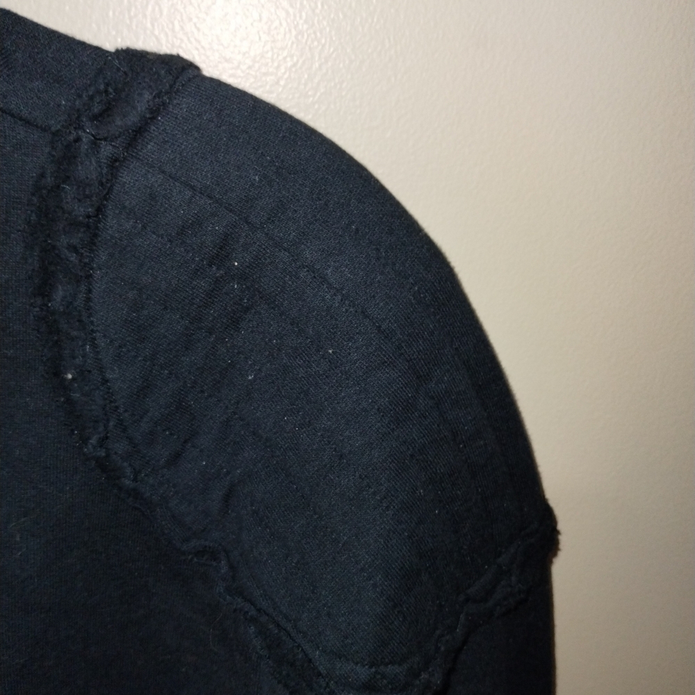 Vtg Y2K Rag Doll Goth Industrial Jacket D Ring Strap L Black Mint Rare - Picture 8 of 11